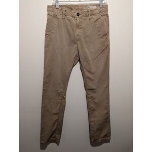 G Star Raw Denim Jeans 3301 Slim Fit Men's 27 x 32 Tan Cotton Chino Canvas Pants